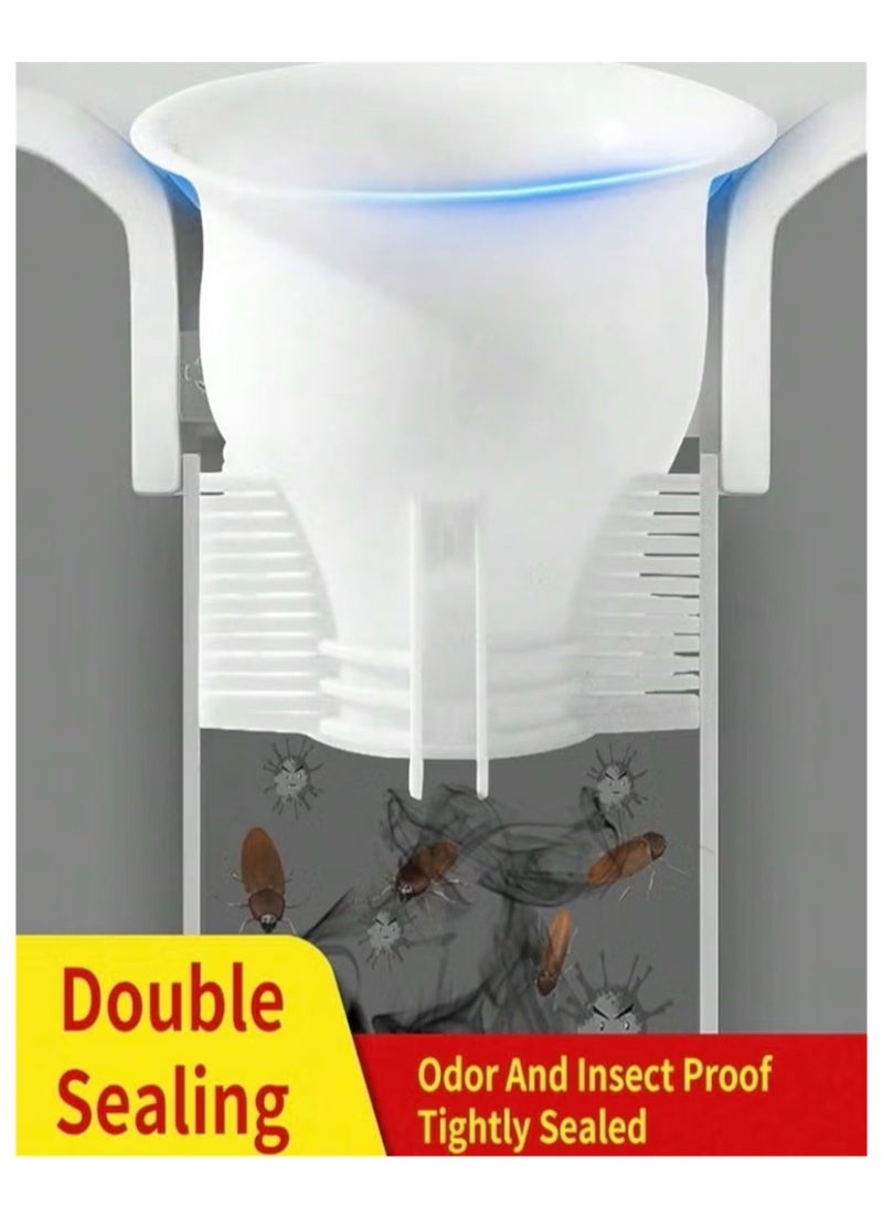 جامبو 3 قطع سدادة كرسي حمام عربي ارضي ، رداد كرسي الحمام ، سداده مرحاض كرسي عربي ، للحمام ، للمرحاض تمنع انتشار الروائح ، ومظهر افضل - Image 3